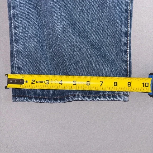 Levi's 501 '90s Premium Jeans W32 L27 Straight Fit Blue Denim Vintage Style - Picture 7 of 11